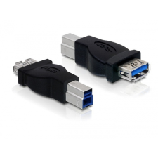 DELOCK Adapter USB 3.0-A female > USB 3.0-B female asztali számítógép kellék