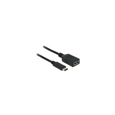 DELOCK adapter USB 3.1 (Type-C) (M) - USB 3.1 A (F) 0,15m kábel és adapter