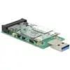 DELOCK adapter USB-A 3.0 - mSATA