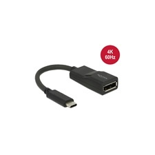 DELOCK adapter USB-C (M) - DisplayPort 4K (F) kábel és adapter