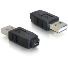 Delock adapter USB micro-A+B anya USB2.0-A apa kábel és adapter