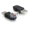 DELOCK Adapter USB micro-A+B female to USB2.0-B male