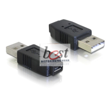 DELOCK Adapter USB micro-A+B female to USB2.0-B male kábel és adapter