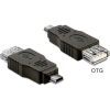 DELOCK Adapter USB mini male -> USB 2.0-A female O