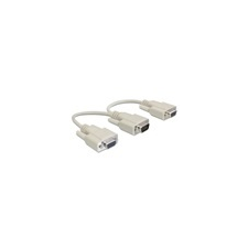 DELOCK adapter VGA (M) - 2 x VGA (F) kábel és adapter