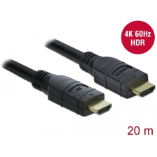 DELOCK Aktív HDMI kábel 20.0m Fekete kábel és adapter