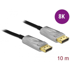 DELOCK Aktív optikai kábel DisplayPort 1.4 8K 10m (85885) kábel és adapter