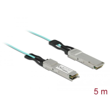 DELOCK aktív optikai kábel QSFP+ 5 m (84048) (del84048) kábel és adapter