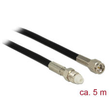 DELOCK Antenna Kábel FME Jack &gt; SMA Plug RG-58 5 m egyéb hálózati eszköz