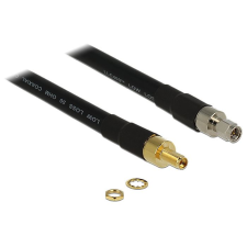 DELOCK antenna kábel SMA dugó > SMA Jack CFD400 LLC400 10m (13011) (DE13011) kábel és adapter