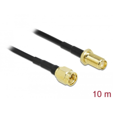 DELOCK Antennakábel SMA-dugó - SMA-hüvely LMR/CFD100, 10 m low loss egyéb hálózati eszköz