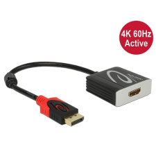 DELOCK Átalakító Displayport 1.2 male to HDMI female 4K 60Hz aktív audió/videó kellék, kábel és adapter