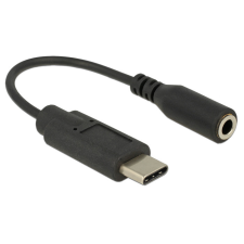 DELOCK Audio Adapter USB Type-C male &gt; Stereo Jack female 14cm kábel és adapter