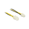 DELOCK Bovítokábel, P4, 6 Gb/s, 4 tus csatlakozó > P4 4 tus aljzat, 30 cm (84954)