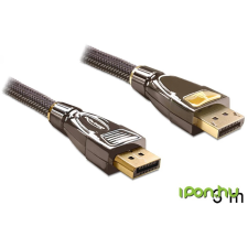 DELOCK Cable Displayport male -> male 3m PREMIUM ( audió/videó kellék, kábel és adapter