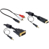 DELOCK - Cable DVI -> HDMI M/M hanggal 2m - 84455
