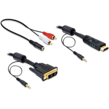 DELOCK - Cable DVI -> HDMI M/M hanggal 2m - 84455 kábel és adapter
