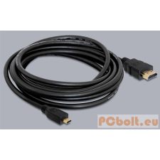 DELOCK Cable High Speed HDMI with Ethernet A/D male/male 3m kábel és adapter