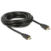 DELOCK Cable High Speed HDMI with Ethernet – HDMI A male > HDMI A male 4K 5m (84409)