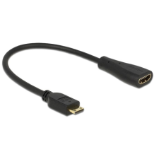 DELOCK Cable High Speed HDMI with Ethernet - mini C male > A female (65650) kábel és adapter