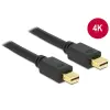 DELOCK Cable Mini Displayport 1.2 male > Mini Displayport male 4K 1m (83473)
