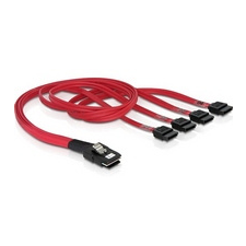 DELOCK Cable mini SAS 36 pin to 4 x SATA (SFF 8087 kábel és adapter