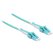 DELOCK Cable Optical Fibre LC &gt; LC Multimode OM3 Uniboot 1m kábel és adapter