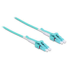 DELOCK Cable Optical Fibre LC > LC Multimode OM3 Uniboot 1m kábel és adapter