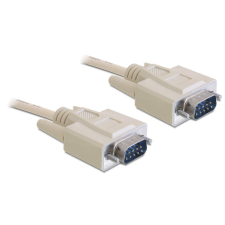 DELOCK Cable RS-232 serial Sub-D9 male / male 10m kábel és adapter