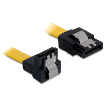 DELOCK cable SATA 50cm down/straight metal Yellow kábel és adapter