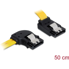 DELOCK Cable SATA 6 Gb/s left/up metal 50cm (8283 kábel és adapter