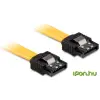 DELOCK Cable SATA 6 Gb/s straight/straight metal 1