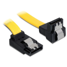 DELOCK Cable SATA 6 Gb/s up/down metal 50cm kábel és adapter