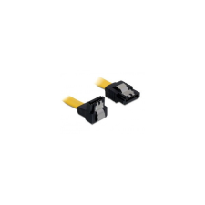 DELOCK cable SATA down/straight metal yellow 70cm kábel és adapter