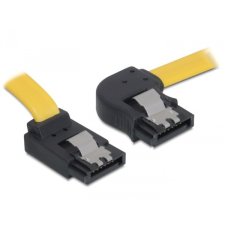 DELOCK Cable SATA right/up metal yellow 30cm (8252 kábel és adapter
