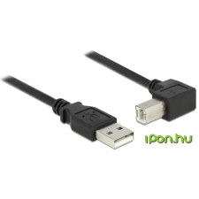 DELOCK Cable USB 2.0 A male > B male angled 2 m kábel és adapter