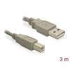 DELOCK Cable USB 2.0 Type-A male > USB 2.0 Type-B male 3m
