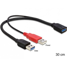 DELOCK Cable USB 3.0-A male -&amp;gt; USB 3.0-micro B mal kábel és adapter