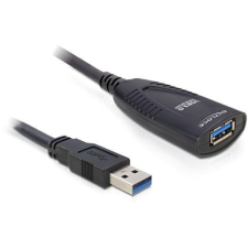 DELOCK Cable USB 3.0 Extension, active 5m (83089) kábel és adapter