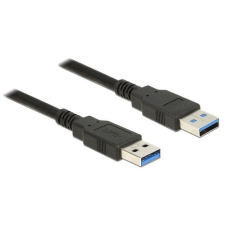 DELOCK Cable USB 3.0 Type-A male &gt; USB 3.0 Type-A male 3m black kábel és adapter