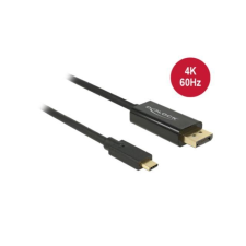 DELOCK Cable USB Type-C male &gt; DisplayPort male (DP Alt Mode)4K 60 Hz 1m black kábel és adapter
