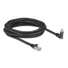 DELOCK Cat.6 S/FTP RJ45 kamera kábel 5m fekete (80920) (80920) kábel és adapter