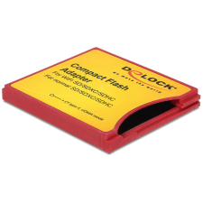DELOCK Compact Flash-adapter &gt; iSDIO (WiFi SD), SDHC, SDXC memóriakártyákhoz, 25Mbps memóriakártya