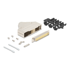 DELOCK D-Sub 37 tűs apa fém házzal (67136) (67136) kábel és adapter