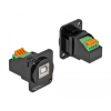 DELOCK D-típusú Modul USB 2.0 B-típusú hüvely anya sorkapocs modul