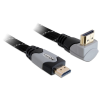 DELOCK Delock 82994 HDMI - HDMI 90° (apa - apa) kábel 2m - Fekete