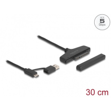DELOCK DELOCK Átalakító USB Type-C vagy Type-A &gt; SATA 6 Gb/s kábel és adapter