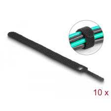 DELOCK Delock Befűzős kábelkötegelő hossza 150 mm fekete 12 mm, 10 db. egyéb hálózati eszköz