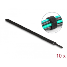 DELOCK Delock Befűzős kábelkötegelő hossza 250 mm fekete 12 mm, 10 db. egyéb hálózati eszköz