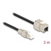 DELOCK Delock Kábel RJ45 dugasz terepen szerelhető Keystone Modul RJ45 aljzathoz Cat.6A 3 m
